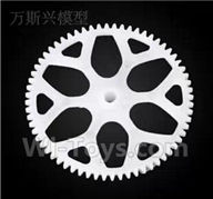 XK K123 Parts-14 Main gear(1pcs) For XK K123 helicopter Spare parts,AS350 6CH Flybarless RC Helicopter  parts